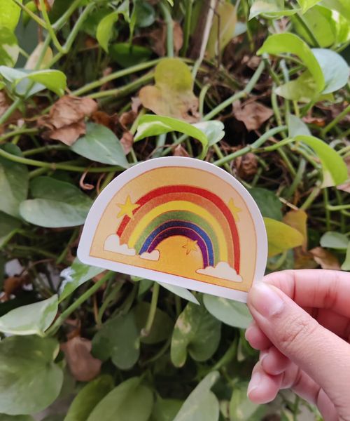 Rainbow sticker